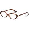 imageFEISEDY Oval Blue Light Glasses for Woman Vintage Small Face Lightweight Eyeglasses Retro Nerd Y2K Frame B0290Tortoise