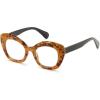 imageFEISEDY Reading Glasses for Women Fashion Cat Eye Blue Light Blocking Glasses Anti Glare Digital Eyestrain Readers B0139Tortoise