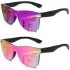 (2 Pack)dark Purple Mirror & Pink Mirror