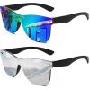 (2 Pack)green Blue Mirror & Sliver Mirror