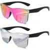 (2 Pack)pink Mirror & Sliver Mirror