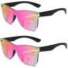 (2 Pack)pink Mirror