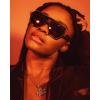 imageFEISEDY Vintage 70s Aviator Sunglasses Men Women Classic Retro Trendy Large Frame UV400 Sun Glasses B0030Black