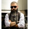 imageFEISEDY Vintage 70s Aviator Sunglasses Men Women Classic Retro Trendy Large Frame UV400 Sun Glasses B0030Black