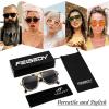 imageFEISEDY Vintage 70s Aviator Sunglasses Men Women Classic Retro Trendy Large Frame UV400 Sun Glasses B0030Camouflage