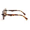 imageFEISEDY Vintage 70s Aviator Sunglasses Men Women Classic Retro Trendy Large Frame UV400 Sun Glasses B0030Leopard