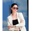 imageFEISEDY Vintage 70s Square Aviator Sunglasses Polarized Women Men Metal Design UV400 Sun Glasses B0137Tea