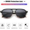 imageFEISEDY Vintage Square 70s Aviator Sunglasses Women Men Classic Trendy Acetate Frame UV400 Sun Glasses B0117Black Leopard  Grey