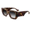 imageFEISEDY Oversized Square Sunglasses for Women Men Thick Frame Shades B4074Leopard
