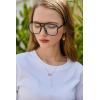 imageFEISEDY Blue Light Blocking Glasses Fake Nerd Clear Square Computer Lightweight Pilot Glasses Frame Oversized B28662pack Blackleopard