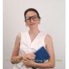 imageFEISEDY Blue Light Blocking Glasses Fake Nerd Clear Square Computer Lightweight Pilot Glasses Frame Oversized B2866Transparent Green