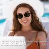 imageFEISEDY Retro Oval Sunglasses for Women 90s Narrow Round Lightweight Shades Y2k Trendy Sunnies B1171001 Black Frame  Grey