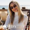 imageFEISEDY Retro Oval Sunglasses for Women 90s Narrow Round Lightweight Shades Y2k Trendy Sunnies B1171004 Leopard Frame  Tea