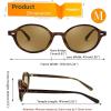 imageFEISEDY Retro Oval Sunglasses for Women 90s Narrow Round Lightweight Shades Y2k Trendy Sunnies B11712pack 001 Black Frame  Grey004 Leopard Frame  Tea