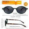 imageFEISEDY Retro Oval Sunglasses for Women 90s Narrow Round Lightweight Shades Y2k Trendy Sunnies B11713pack 001 Black Frame  Grey002 Black Frame  Tea005 Green Frame  Grey