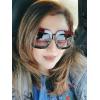 imageFEISEDY Retro Trendy Square Sunglasses for Women Oversized Stylish Inspired Shades Vintage Desinger Sunglasses B2276001 Redgreen FrameGrey Lens
