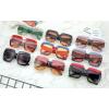 imageFEISEDY Retro Trendy Square Sunglasses for Women Oversized Stylish Inspired Shades Vintage Desinger Sunglasses B2276001 Redgreen FrameGrey Lens