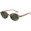 003 Transparent Brown Frame & Green
