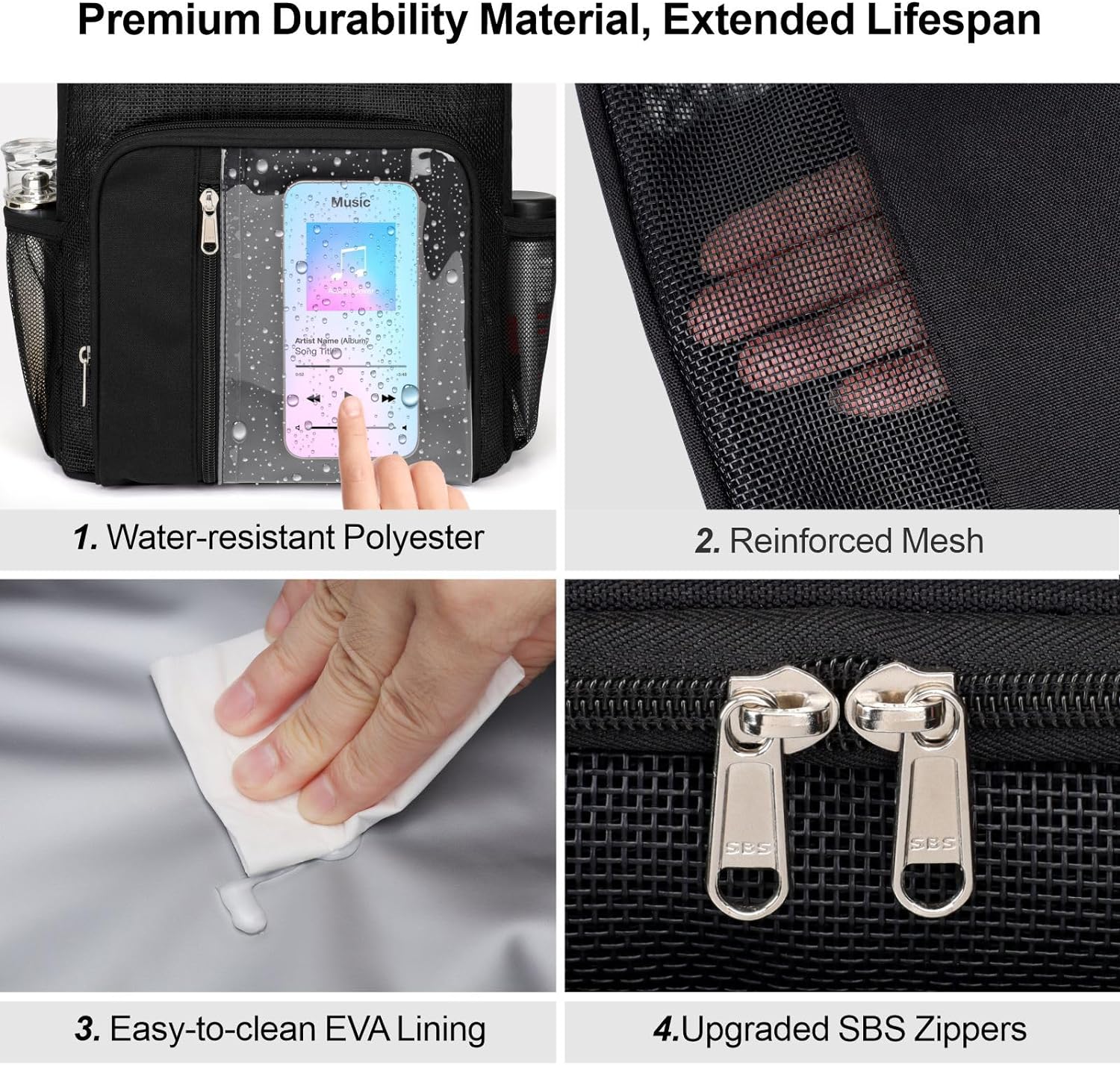 Fcolor Shower Caddy Portable  College Dorm Essentials for Guys with Hooks QuickDry Shower Caddy for Dorm Travel Essentials WaterResistant with Multiple Pockets for Easy Access BlackBlack