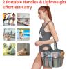 imageFcolor Mesh Shower Caddy Portable with Dividers  Upgrade Deeper 7 Pockets Dorm Room Essentials with S Hook Shower Bag Basket Tote for Guys Girls College Camping Toiletry Bathroom BlackGrey
