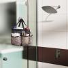 imageFcolor Mesh Shower Caddy Portable with Dividers  Upgrade Deeper 7 Pockets Dorm Room Essentials with S Hook Shower Bag Basket Tote for Guys Girls College Camping Toiletry Bathroom Black2 Pack  Black  Leopard