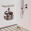 imageFcolor Mesh Shower Caddy Portable with Dividers  Upgrade Deeper 7 Pockets Dorm Room Essentials with S Hook Shower Bag Basket Tote for Guys Girls College Camping Toiletry Bathroom BlackL  Leopard