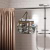 imageFcolor Mesh Shower Caddy Portable with Dividers  Upgrade Deeper 7 Pockets Dorm Room Essentials with S Hook Shower Bag Basket Tote for Guys Girls College Camping Toiletry Bathroom BlackL  Brown Camouflage