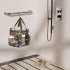 imageFcolor Mesh Shower Caddy Portable with Dividers  Upgrade Deeper 7 Pockets Dorm Room Essentials with S Hook Shower Bag Basket Tote for Guys Girls College Camping Toiletry Bathroom BlackL  Brown Camouflage