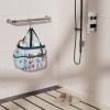 imageFcolor Mesh Shower Caddy Portable with Dividers  Upgrade Deeper 7 Pockets Dorm Room Essentials with S Hook Shower Bag Basket Tote for Guys Girls College Camping Toiletry Bathroom BlackL  Green Pineapple