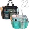 2 Pack  Black & Mint Green