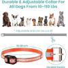 imageFcolor Dog Training Collar Rechargeable Waterproof Dog Shock Collar for Dogs with Remote 2600ft with Beep Vibrating Shock LED Light 4 Modes for Small Medium Large Dogs3Pack PVC Collar in Mixed YellowOrangeBlack