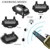 imageFcolor Dog Training Collar Rechargeable Waterproof Dog Shock Collar for Dogs with Remote 2600ft with Beep Vibrating Shock LED Light 4 Modes for Small Medium Large Dogs1Pack PVC Collar