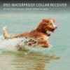imageFcolor Dog Training Collar Rechargeable Waterproof Dog Shock Collar for Dogs with Remote 2600ft with Beep Vibrating Shock LED Light 4 Modes for Small Medium Large Dogs1Pack PVC Collar