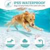 imageFcolor Dog Training Collar Rechargeable Waterproof Dog Shock Collar for Dogs with Remote 2600ft with Beep Vibrating Shock LED Light 4 Modes for Small Medium Large Dogs3Pack PVC Collar in Pure YellowOrangeBlack