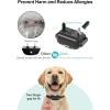 imageFcolor Dog Training Collar Rechargeable Waterproof Dog Shock Collar for Dogs with Remote 2600ft with Beep Vibrating Shock LED Light 4 Modes for Small Medium Large Dogs3Pack Nylon Collar in 2Black1Green