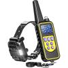 imageFcolor Dog Training Collar Rechargeable Waterproof Dog Shock Collar for Dogs with Remote 2600ft with Beep Vibrating Shock LED Light 4 Modes for Small Medium Large Dogs1Pack PVC Collar