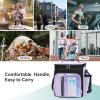 imageFcolor Hanging Shower Caddy Portable  College Dorm Essentials for Girls Guys with Hooks Soft Crossbody Shoulder Strap Multiple Pockets QuickDry Shower Bag for Dorm Travel Essentials Dark GreyPurple with Strap