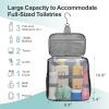 imageFcolor Hanging Shower Caddy Portable  College Dorm Essentials for Girls Guys with Hooks Soft Crossbody Shoulder Strap Multiple Pockets QuickDry Shower Bag for Dorm Travel Essentials Dark Grey2 Packs Black  Purple