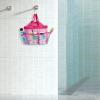 imageFcolor Mesh Shower Caddy Portable with Drawstring  Upgrade Deeper 7 Pockets Dorm Room Essentials for Guys Girls with S Hook Shower Bag Basket Tote for College Camping Bathroom Yellow BeachPink Flamingo with Drawstring
