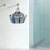 imageFcolor Mesh Shower Caddy Portable with Drawstring  Upgrade Deeper 7 Pockets Dorm Room Essentials for Guys Girls with S Hook Shower Bag Basket Tote for College Camping Bathroom Yellow BeachBlue with Drawstring