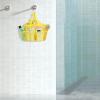 imageFcolor Mesh Shower Caddy Portable with Drawstring  Upgrade Deeper 7 Pockets Dorm Room Essentials for Guys Girls with S Hook Shower Bag Basket Tote for College Camping Bathroom Yellow BeachYellow with Drawstring