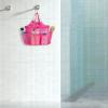 imageFcolor Mesh Shower Caddy Portable with Drawstring  Upgrade Deeper 7 Pockets Dorm Room Essentials for Guys Girls with S Hook Shower Bag Basket Tote for College Camping Bathroom Yellow BeachRose red with Drawstring