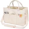 Beige With Magnetic Snap Closure