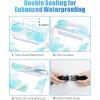 imageFcolor Waterproof Fanny Pack  Waterproof Phone Pouch with Waist Strap  Cruise Essentials 2025 Must Haves Waterproof Pouch Dry Bag Keep Phone Valuables Safe for Beach Kayaking Boating Fishing1 Pack  Leaf