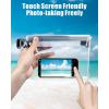 imageFcolor Waterproof Fanny Pack  Waterproof Phone Pouch with Waist Strap  Cruise Essentials 2025 Must Haves Waterproof Pouch Dry Bag Keep Phone Valuables Safe for Beach Kayaking Boating Fishing2 Packs  ClearLeaf