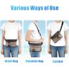 imageFcolor Waterproof Fanny Pack  Waterproof Phone Pouch with Waist Strap  Cruise Essentials 2025 Must Haves Waterproof Pouch Dry Bag Keep Phone Valuables Safe for Beach Kayaking Boating Fishing1 Pack  Brown