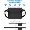 imageFcolor Waterproof Fanny Pack  Waterproof Phone Pouch with Waist Strap  Cruise Essentials 2025 Must Haves Waterproof Pouch Dry Bag Keep Phone Valuables Safe for Beach Kayaking Boating Fishing1 Pack  Black
