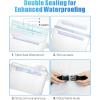 imageFcolor Waterproof Fanny Pack  Waterproof Phone Pouch with Waist Strap  Cruise Essentials 2025 Must Haves Waterproof Pouch Dry Bag Keep Phone Valuables Safe for Beach Kayaking Boating Fishing1 Pack  Clear
