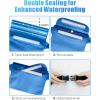 imageFcolor Waterproof Fanny Pack  Waterproof Phone Pouch with Waist Strap  Cruise Essentials 2025 Must Haves Waterproof Pouch Dry Bag Keep Phone Valuables Safe for Beach Kayaking Boating Fishing1 Pack  Blue