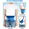 imageFcolor Waterproof Fanny Pack  Waterproof Phone Pouch with Waist Strap  Cruise Essentials 2025 Must Haves Waterproof Pouch Dry Bag Keep Phone Valuables Safe for Beach Kayaking Boating Fishing1 Pack  Blue